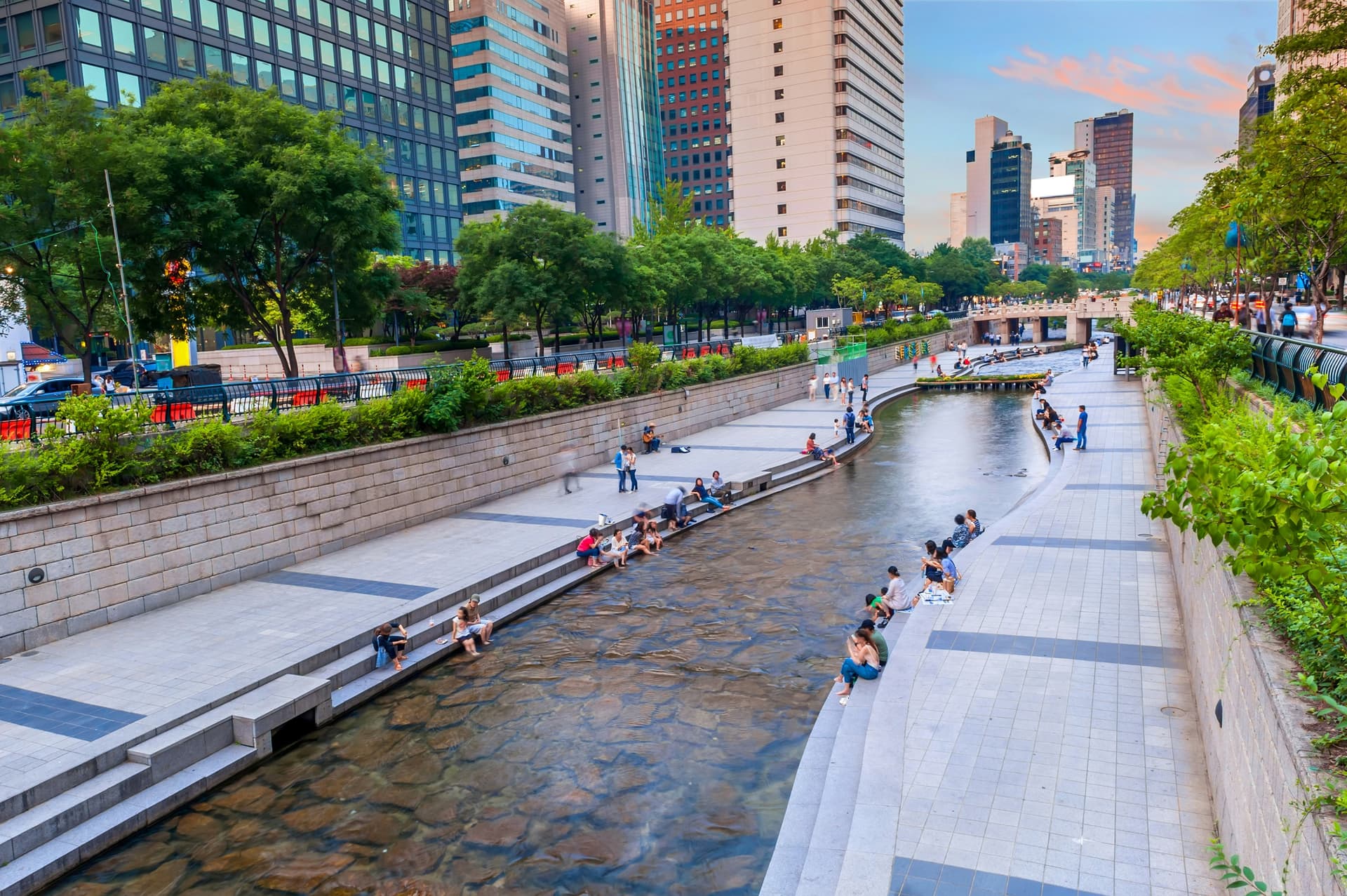 Cheonggyecheon-Wasserlauf